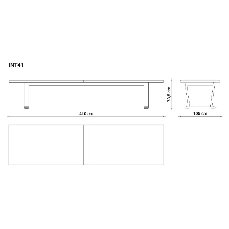 Maxalto INTOTO Tisch - 410 cm