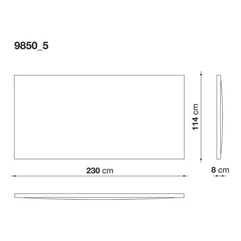 Maxalto OVIDIO Kopfteil - Breite 230 cm