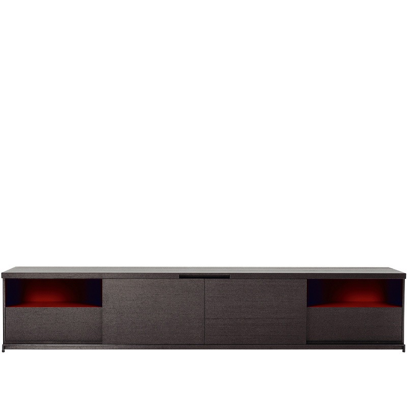 Maxalto MIDA Sideboard, innen rot, 280 x 56 cm