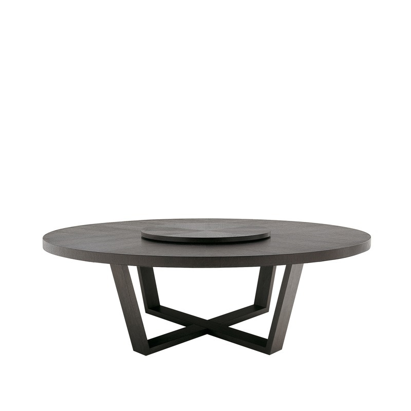 Maxalto XILOS Tisch rund, mit drehbarem Tablet