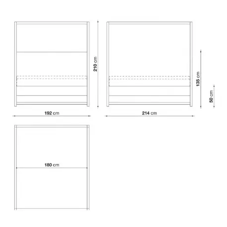Maxalto ALCOVA 09 Bett - für Matratze 180 x 200 cm
